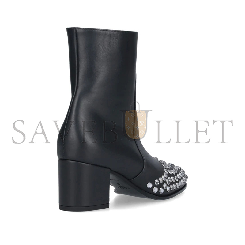ALAÏA BLACK ANKLE BOOTS AA3B089CK291